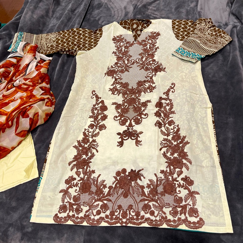 Xxl summer indian pakistani 3 piece